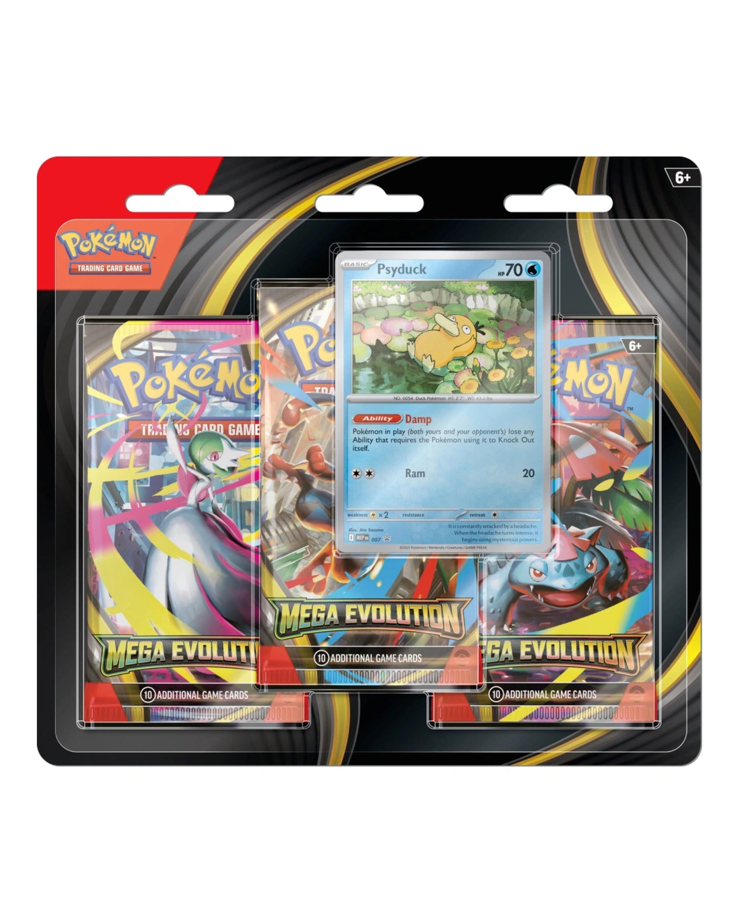 Pokémon Mega Evolution Booster Blister 3 Pack