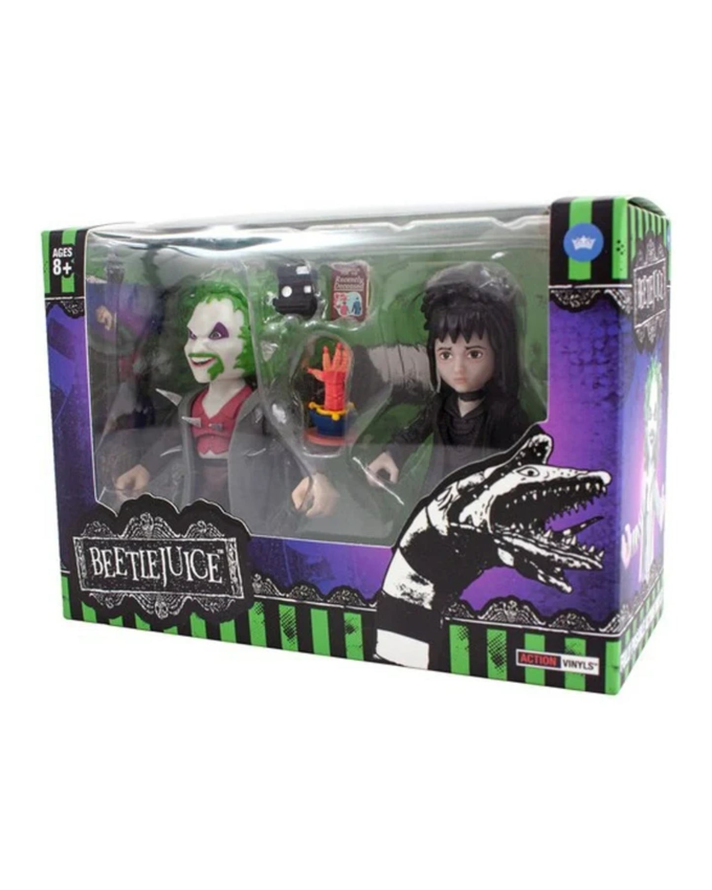 Beetlejuice (Thorny) & Lydia The Loyal Subjects Action Vinyl Figures Twin Pack