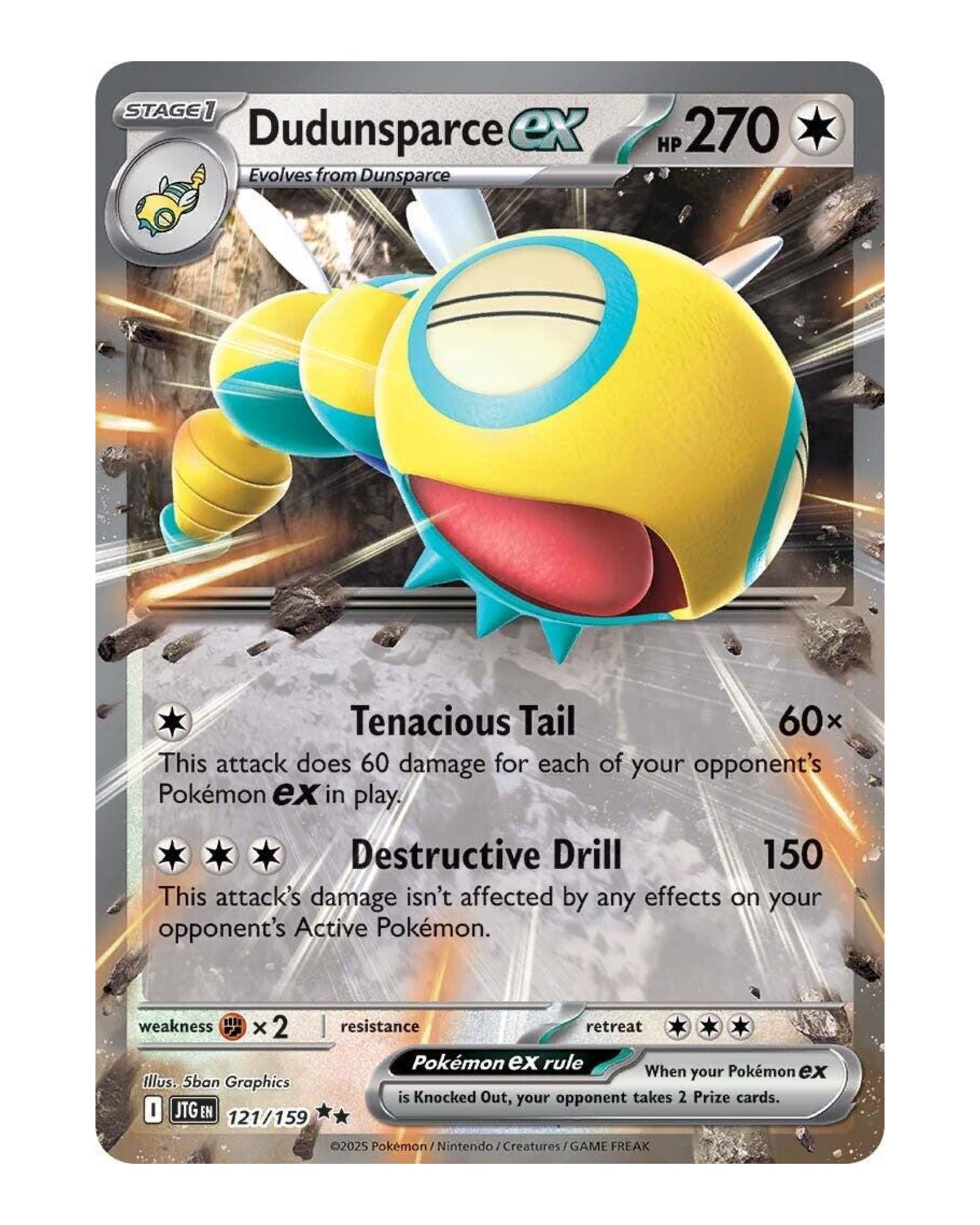 Dudunsparce EX 121/159