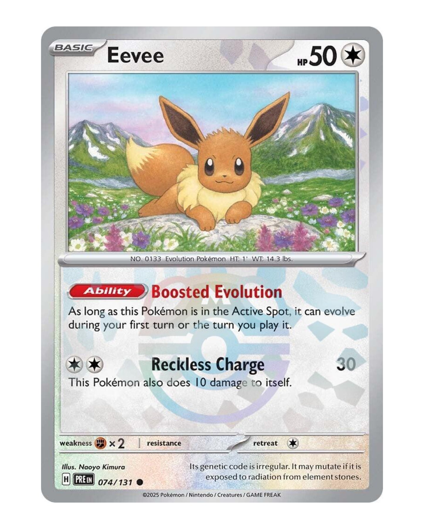 Eevee 074/131 MasterBall