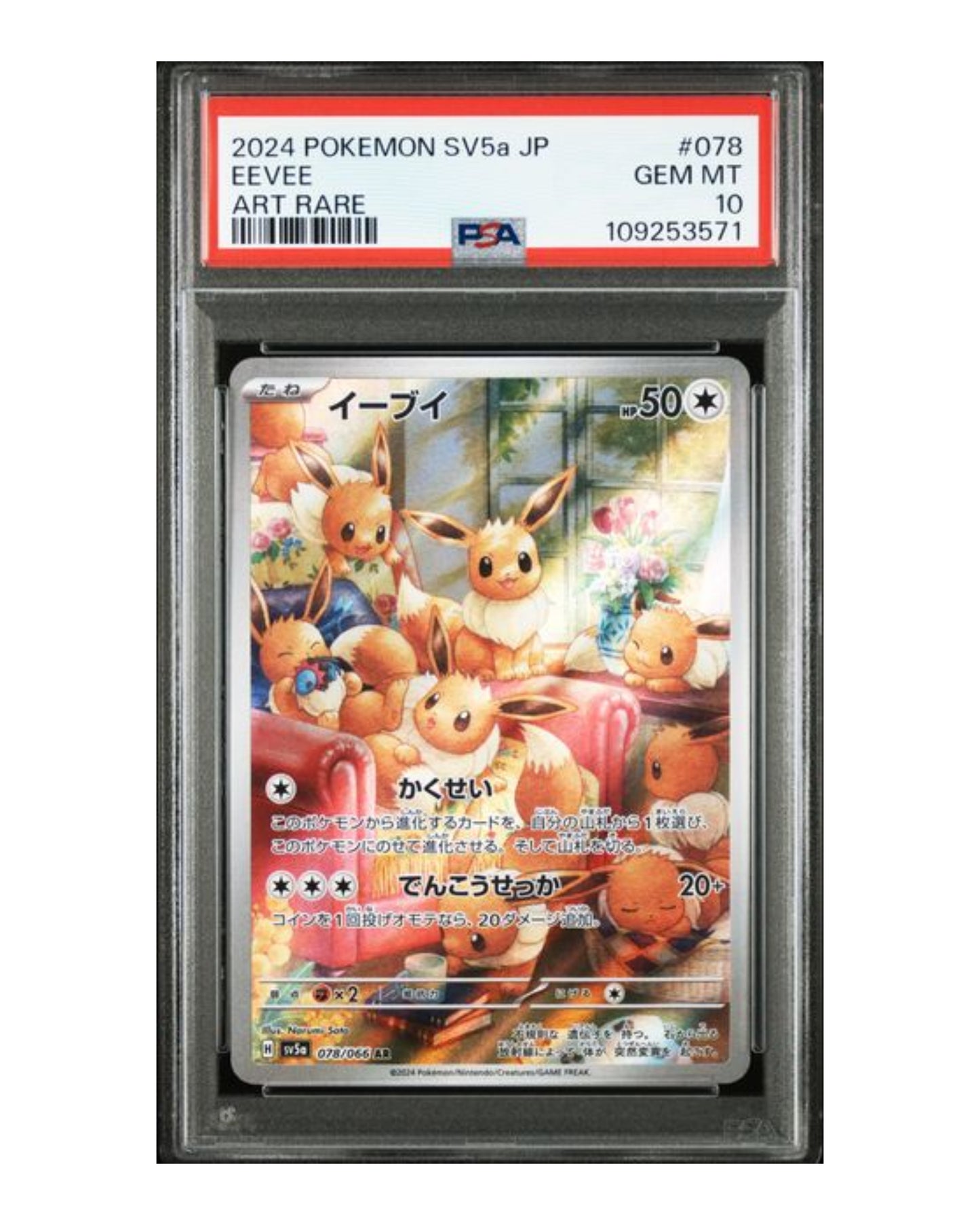 Eevee 078/066 PSA10 Japanese (kopie)