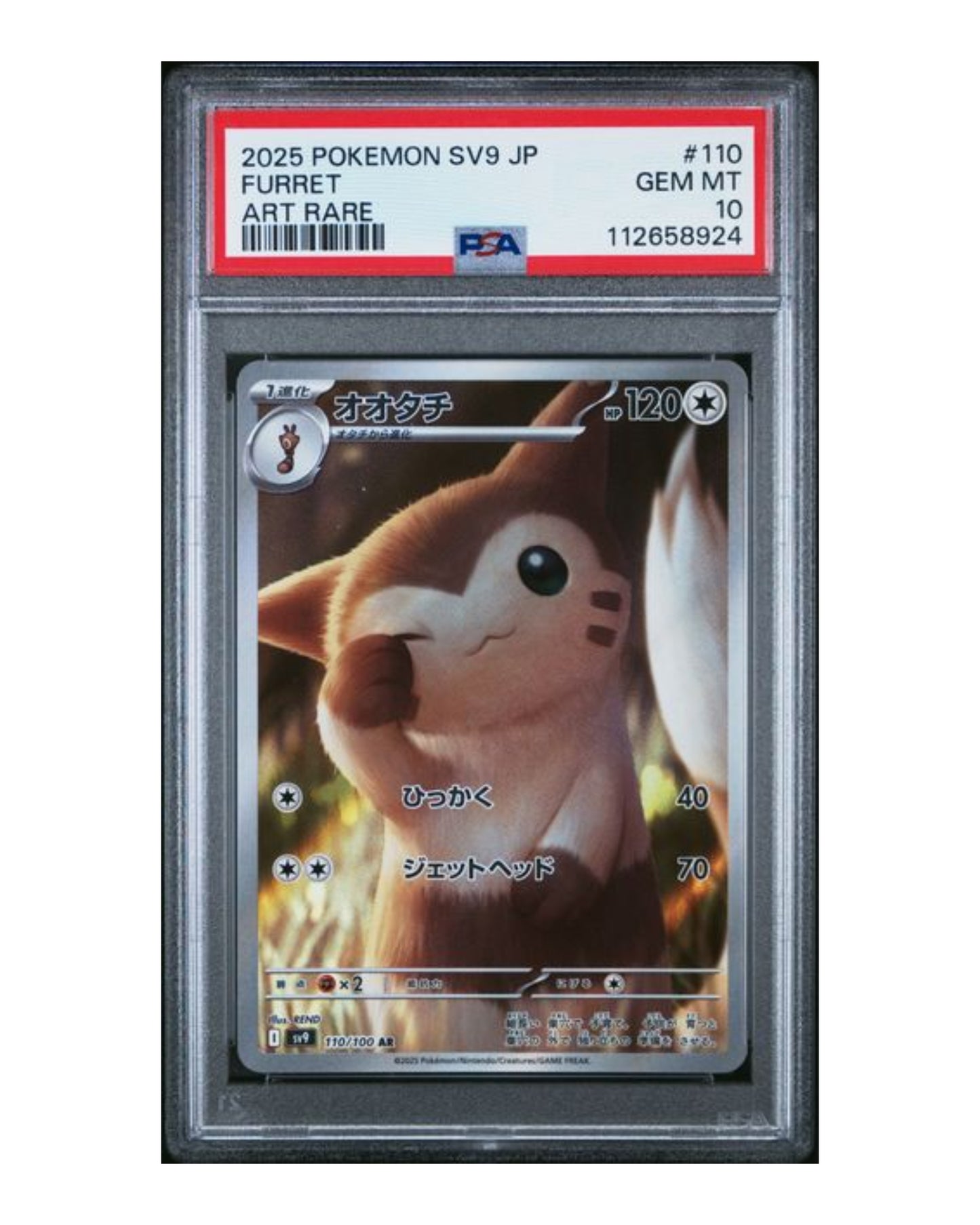 Furret 110/100 PSA10 Japanese