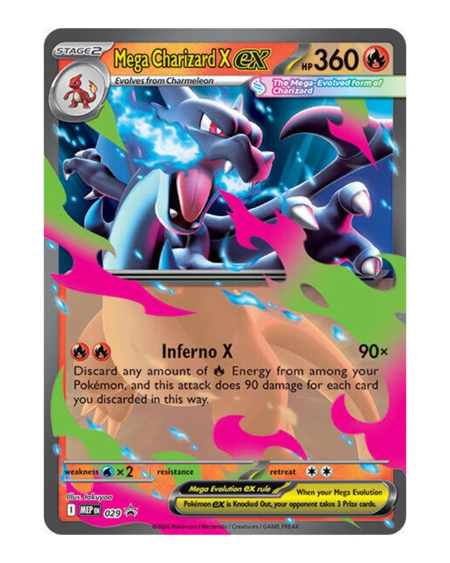 Mega Charizard X EX 029 Promo