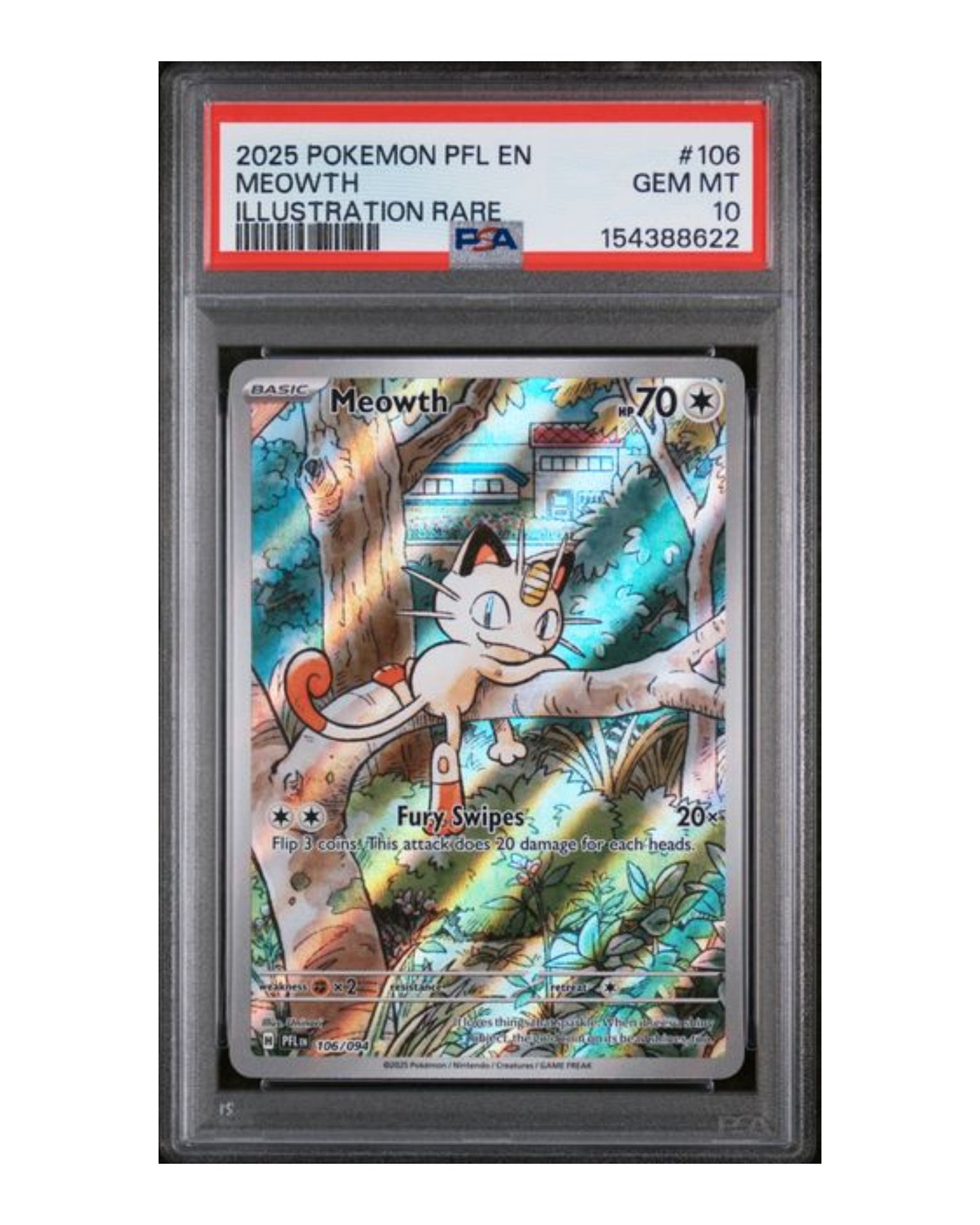 Meowth 106/100 PSA10