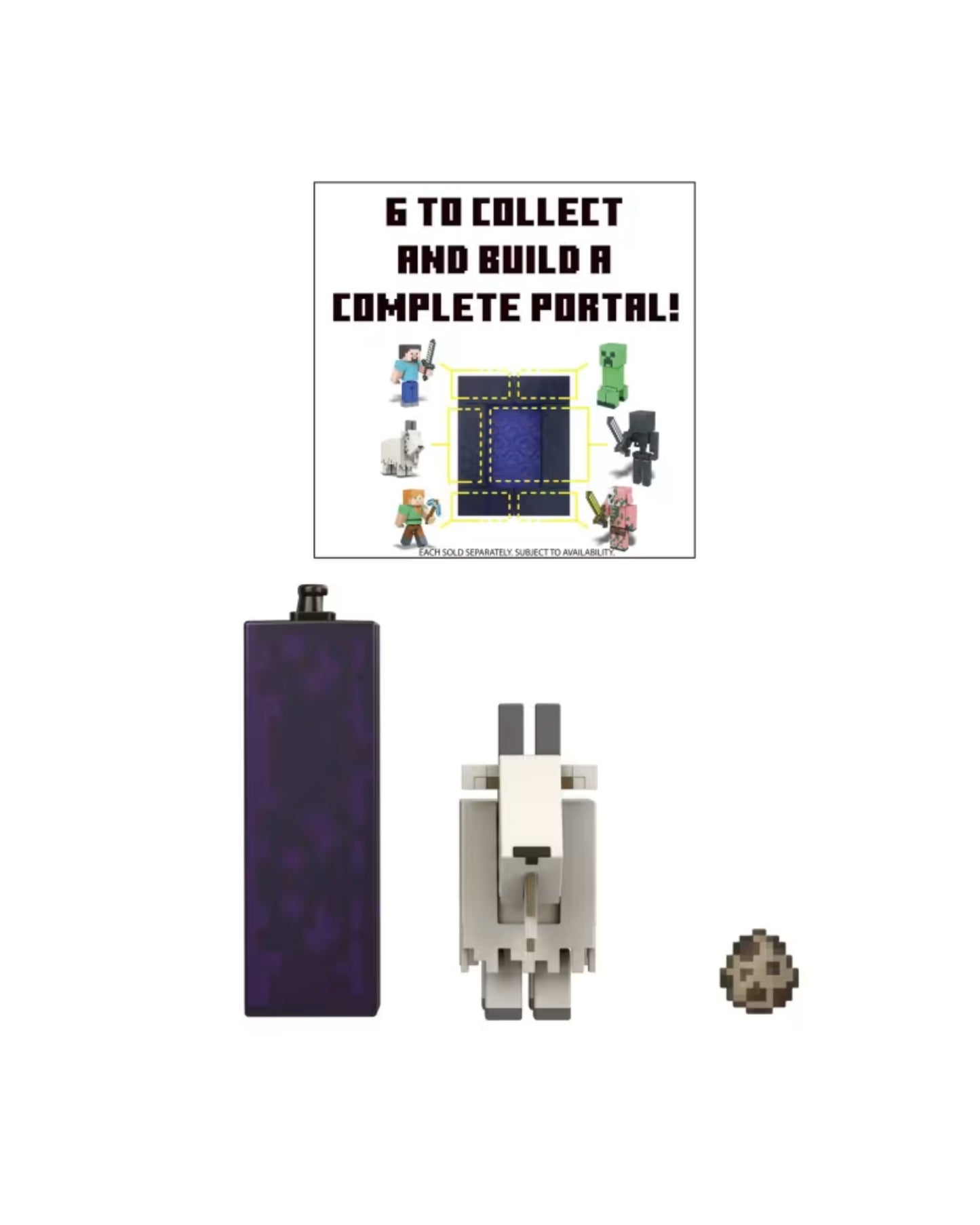 Minecraft Build a Portal - Goat Figure