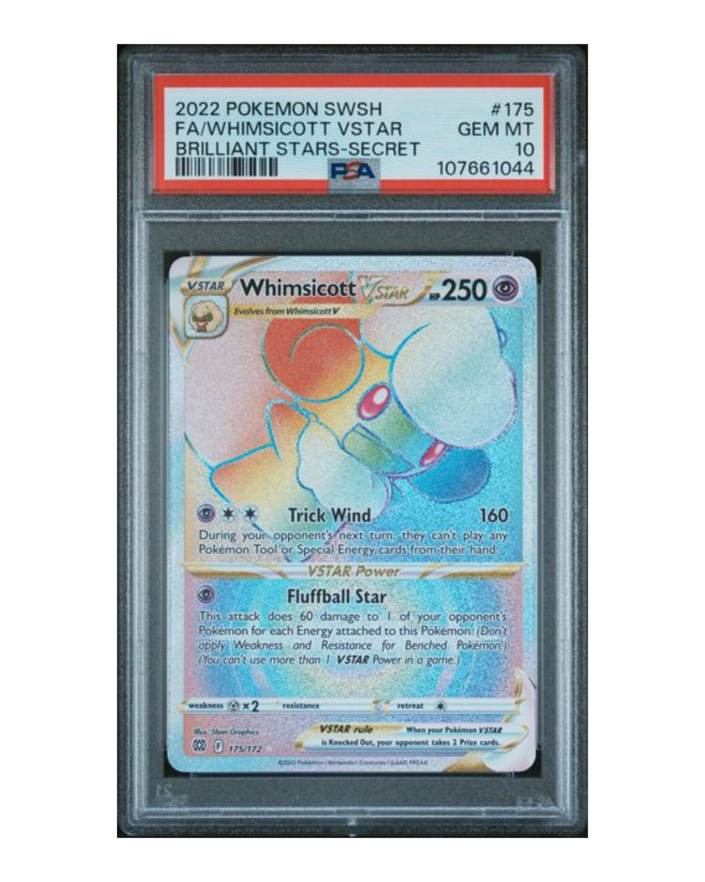Whimsicott VStar 175/172 PSA10 English