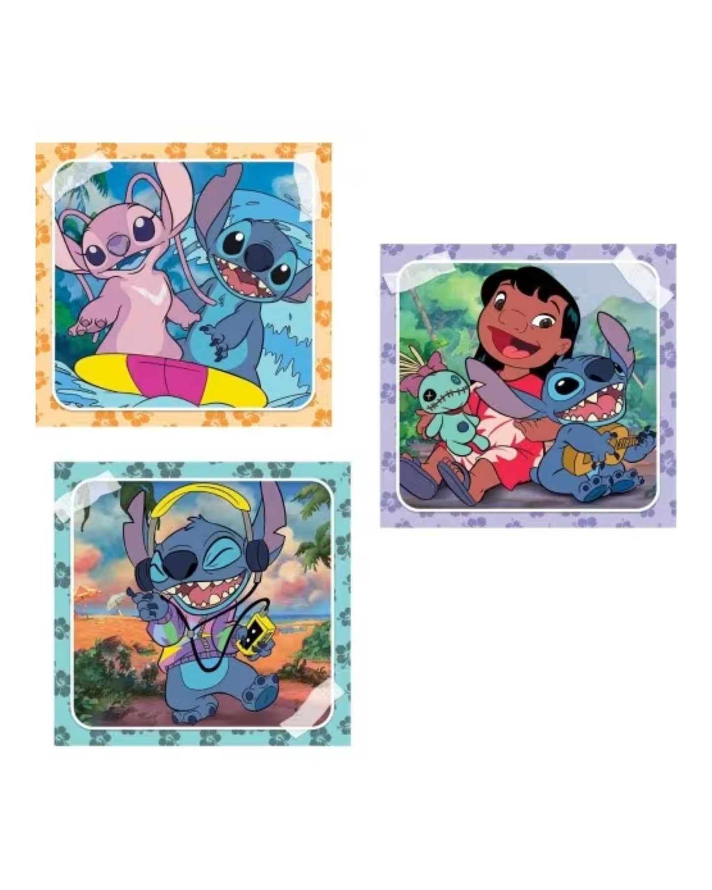 Clementoni Disney Stitch puzzelset - 3 x 48 puzzelstukjes