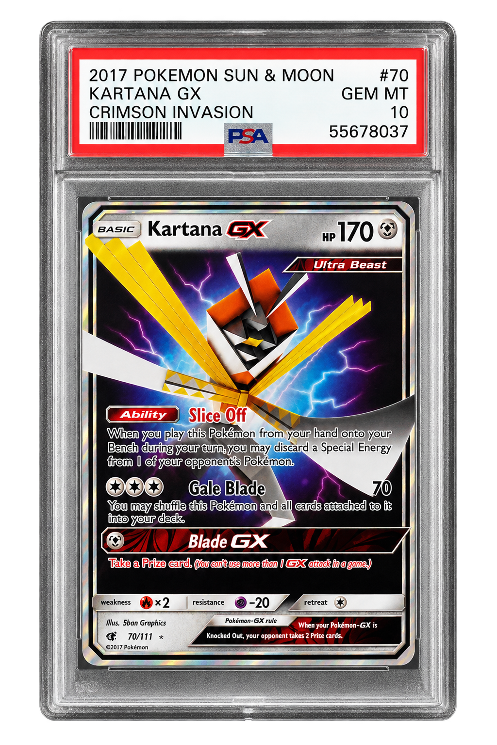 Kartana GX 070/111 PSA10