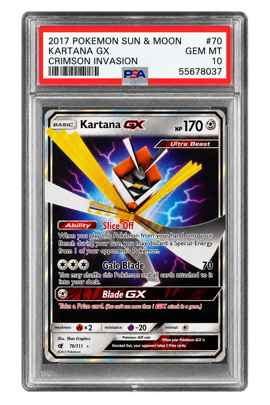 Kartana GX 070/111 PSA10