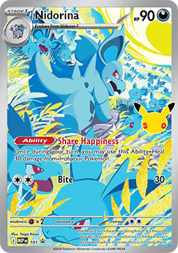 Nidorina 101 - MEP Black Star Promos Sealed - foto 1