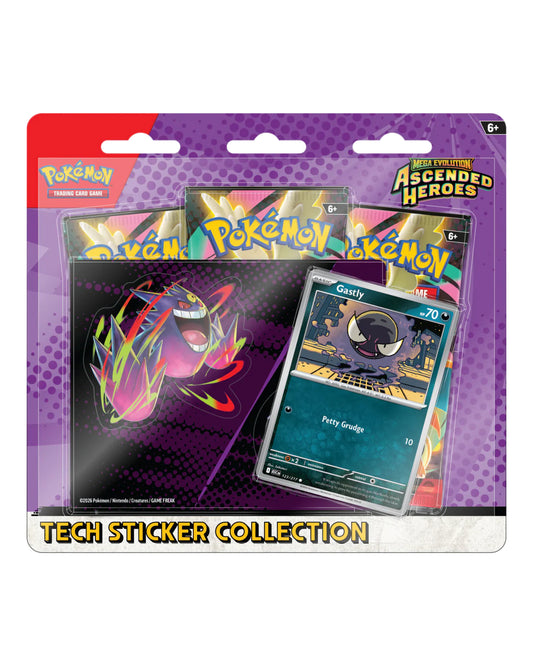 Pokémon Ascended Heroes Tech Sticker Blister - Gastly