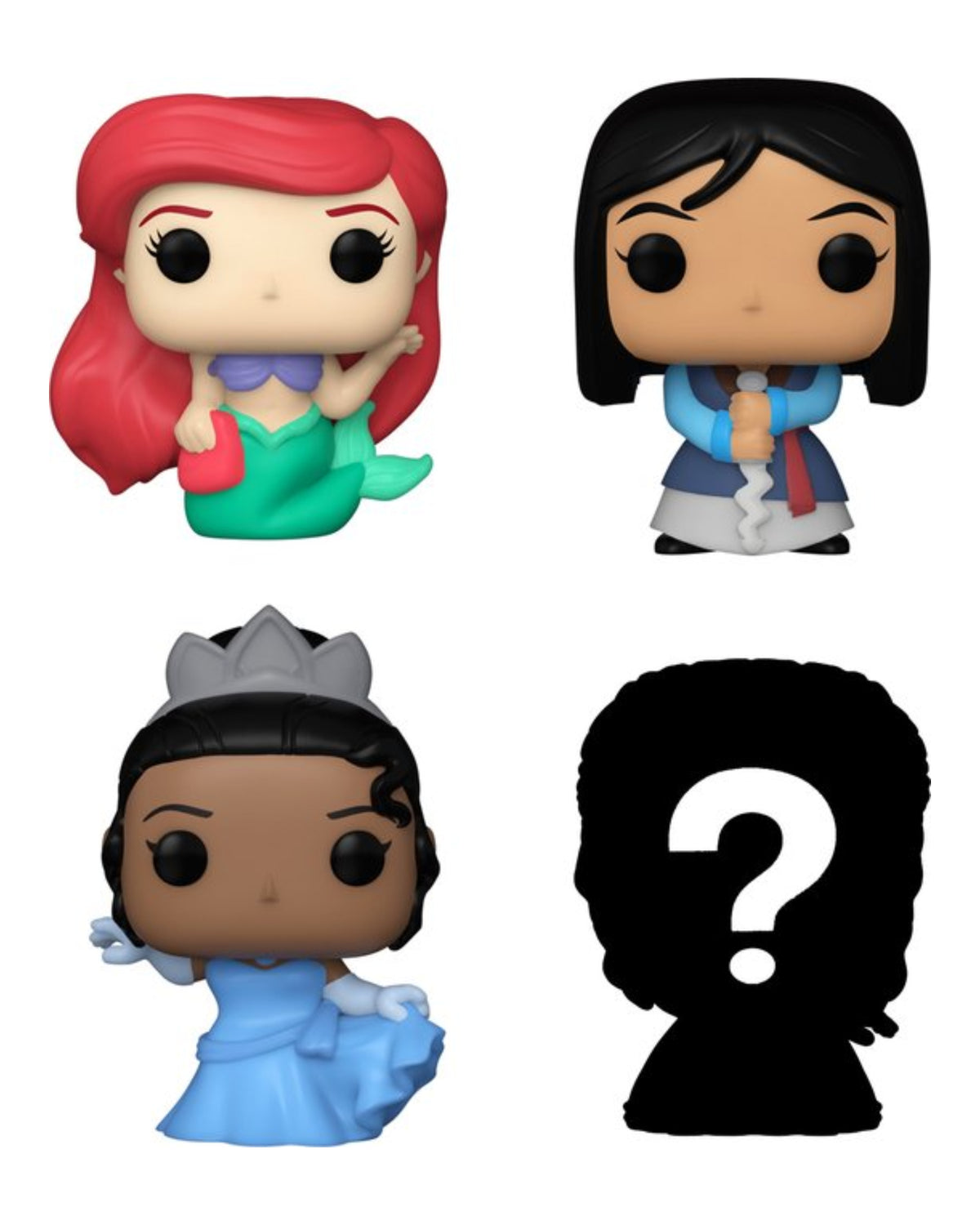 Funko Bitty Pop: Disney Princess 4-Pack Series 1