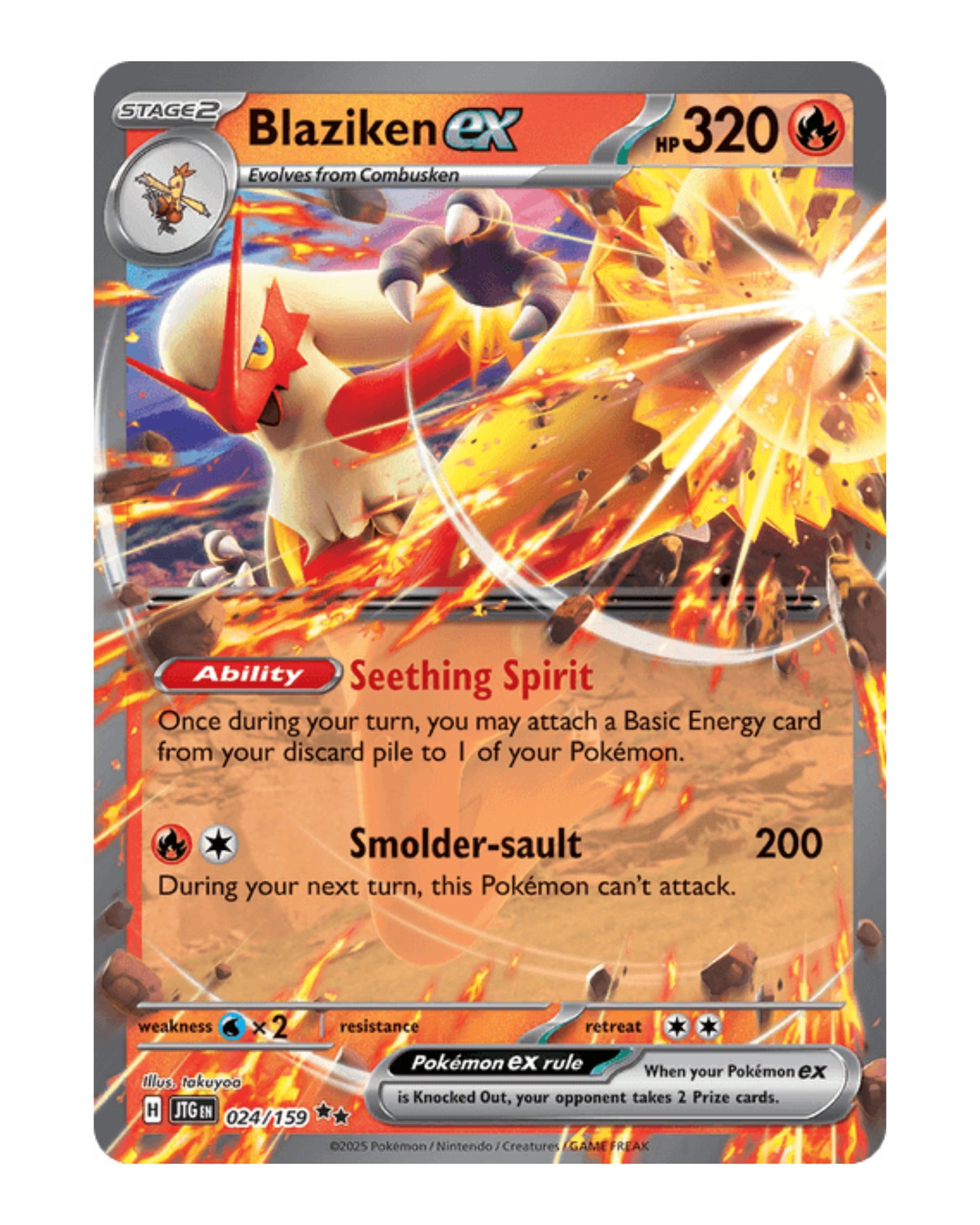 Blaziken EX 024/159