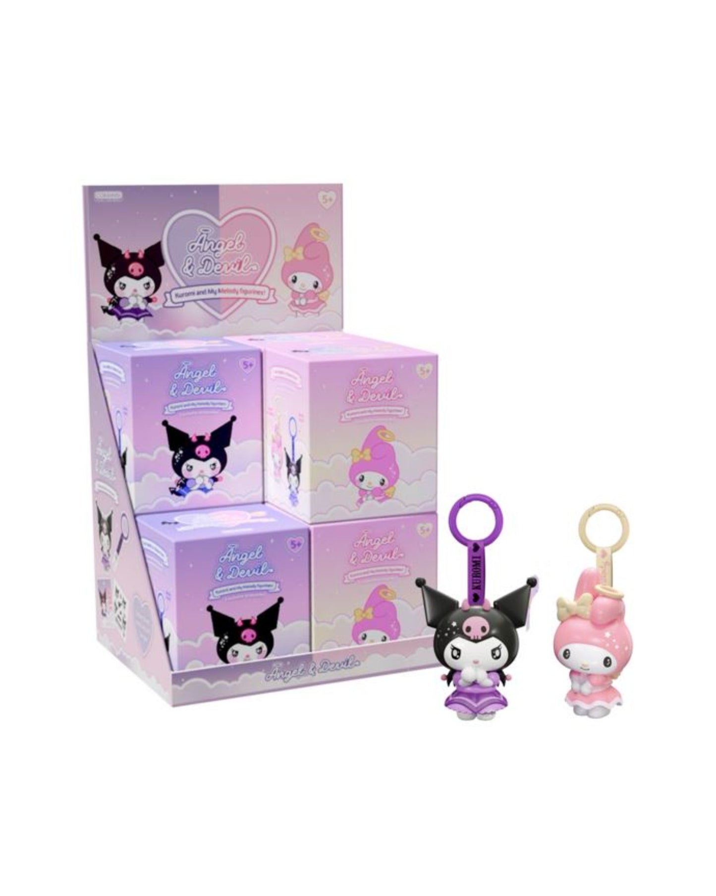 My Melody & Kuromi Angel & Devil Collection Sleutelhanger 8cm