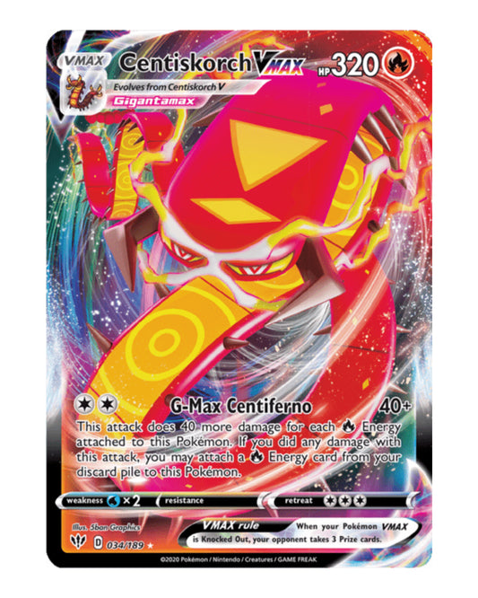 Centiskorch Vmax 34/189