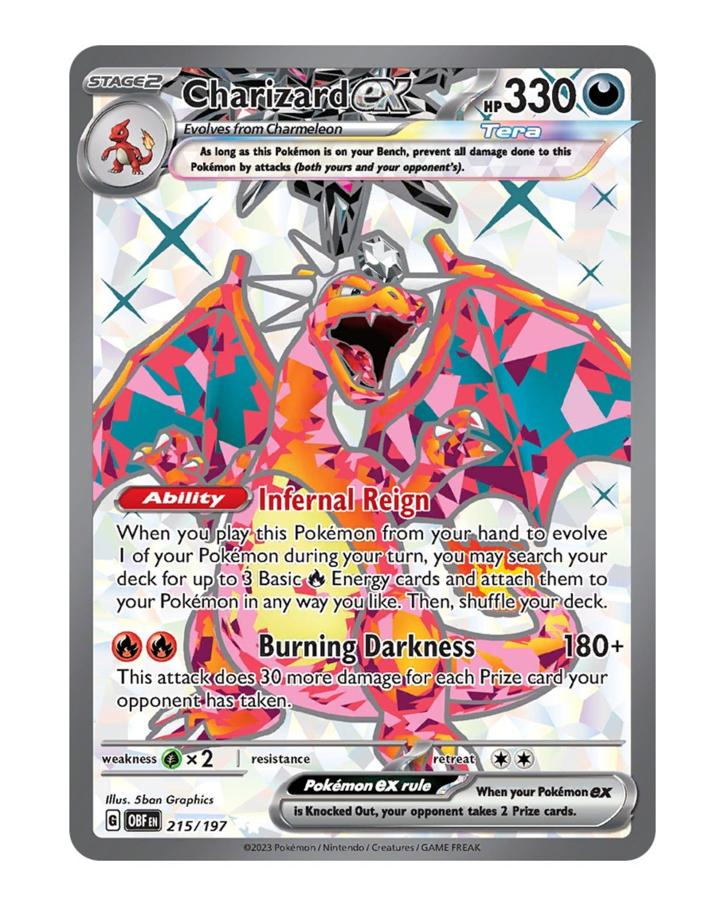 Charizard EX 215/197