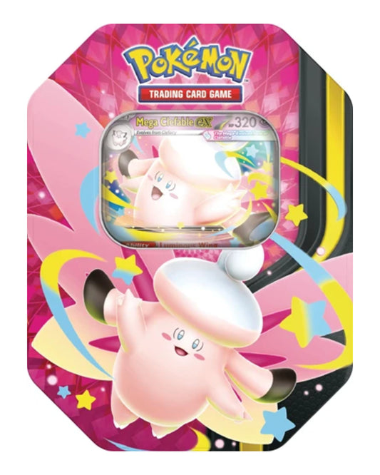Pokémon Mega Moonlit Ex Tin (Mega Clefable)