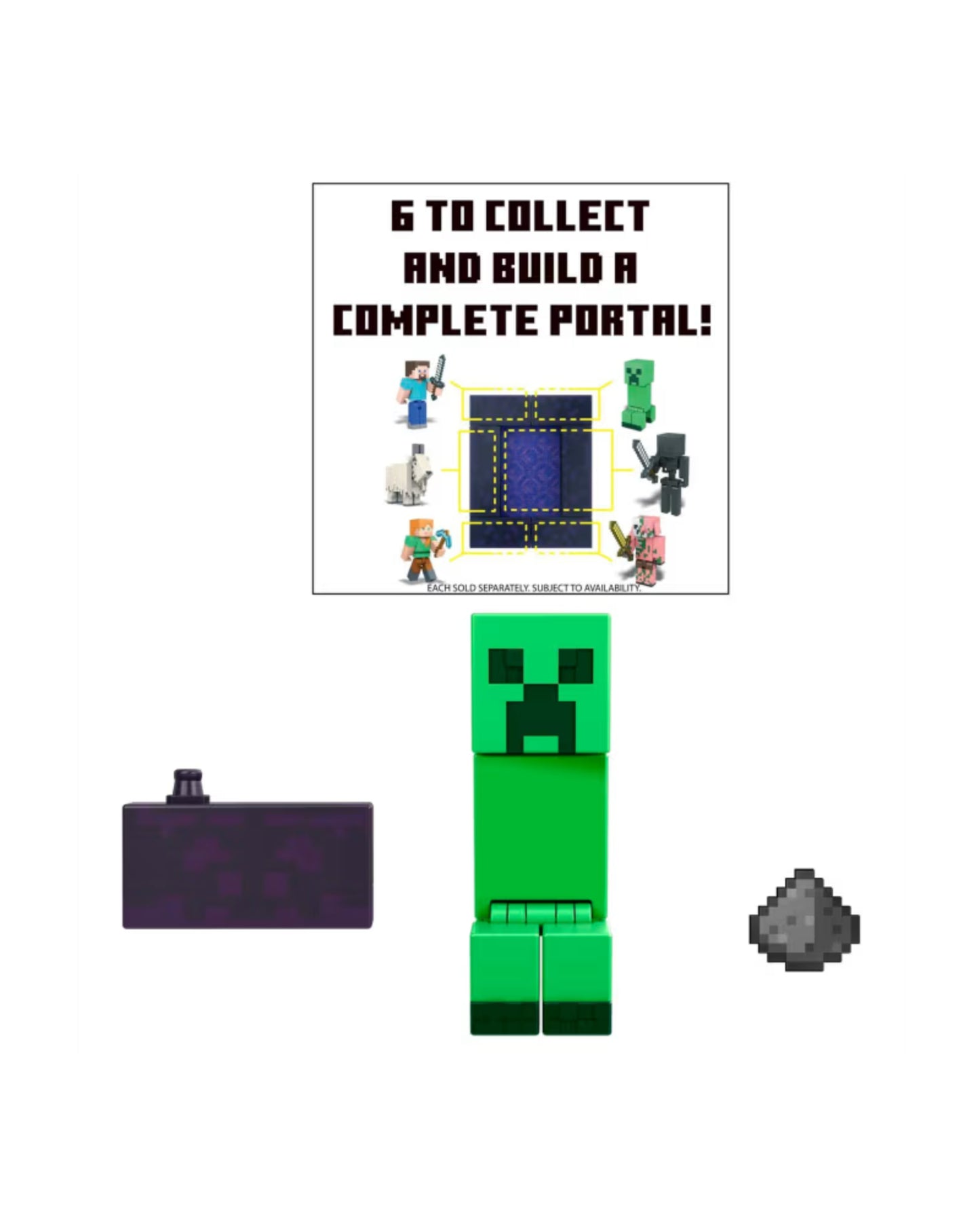 Minecraft Build a Portal - Creeper Minifigure