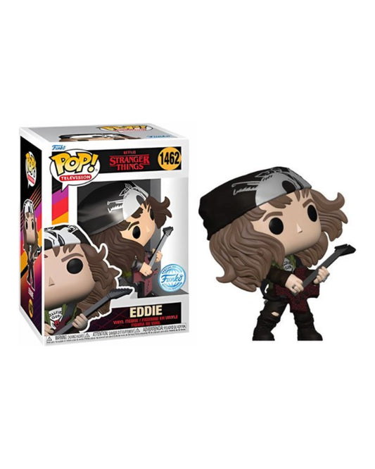 Pop Television: Stranger Things - Eddie With Guitar (Metallic) Funko Pop #1462