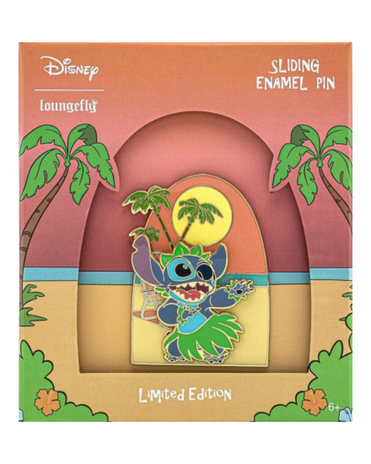 Loungefly: Lilo & Stitch - Jumbo Pin Hula Stitch (Limited Edition)