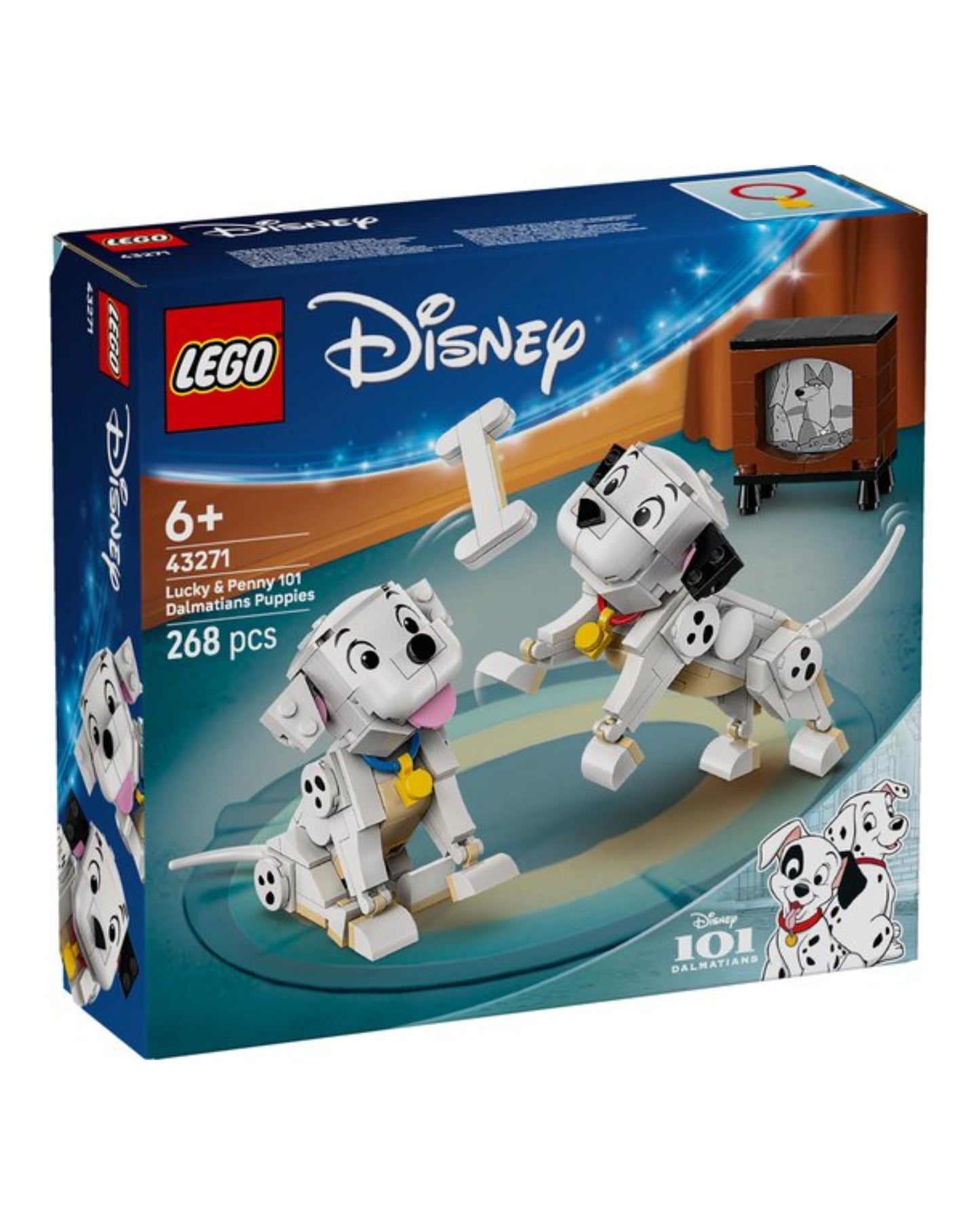 Lego Disney: Lucky & Penny 101 Dalmatians Puppies 43271