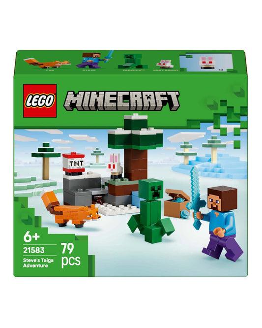 Lego Minecraft: Steve's Taiga Avontuur 21583