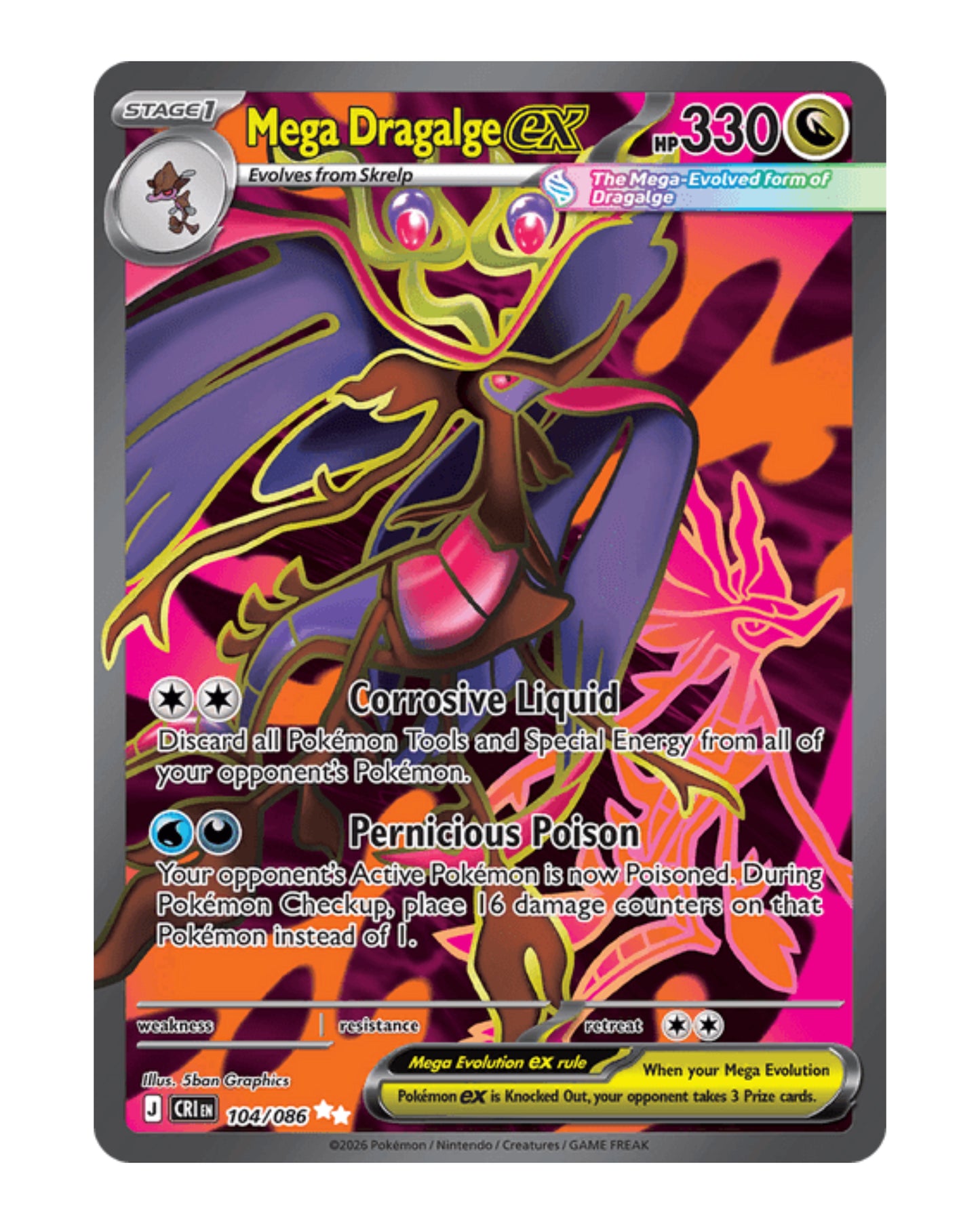 Mega Dragalge EX 104/086