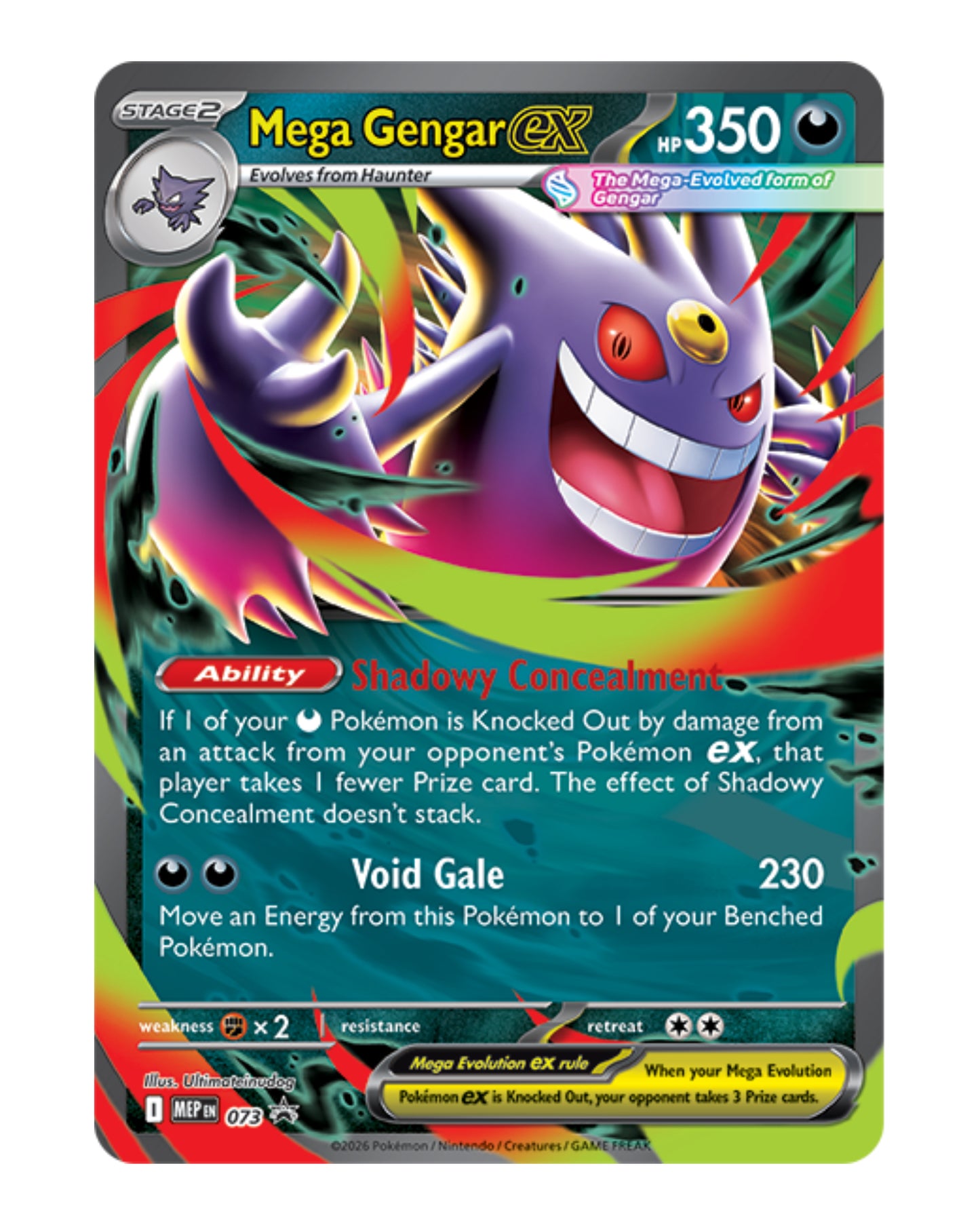 Mega Gengar EX 073 Promo
