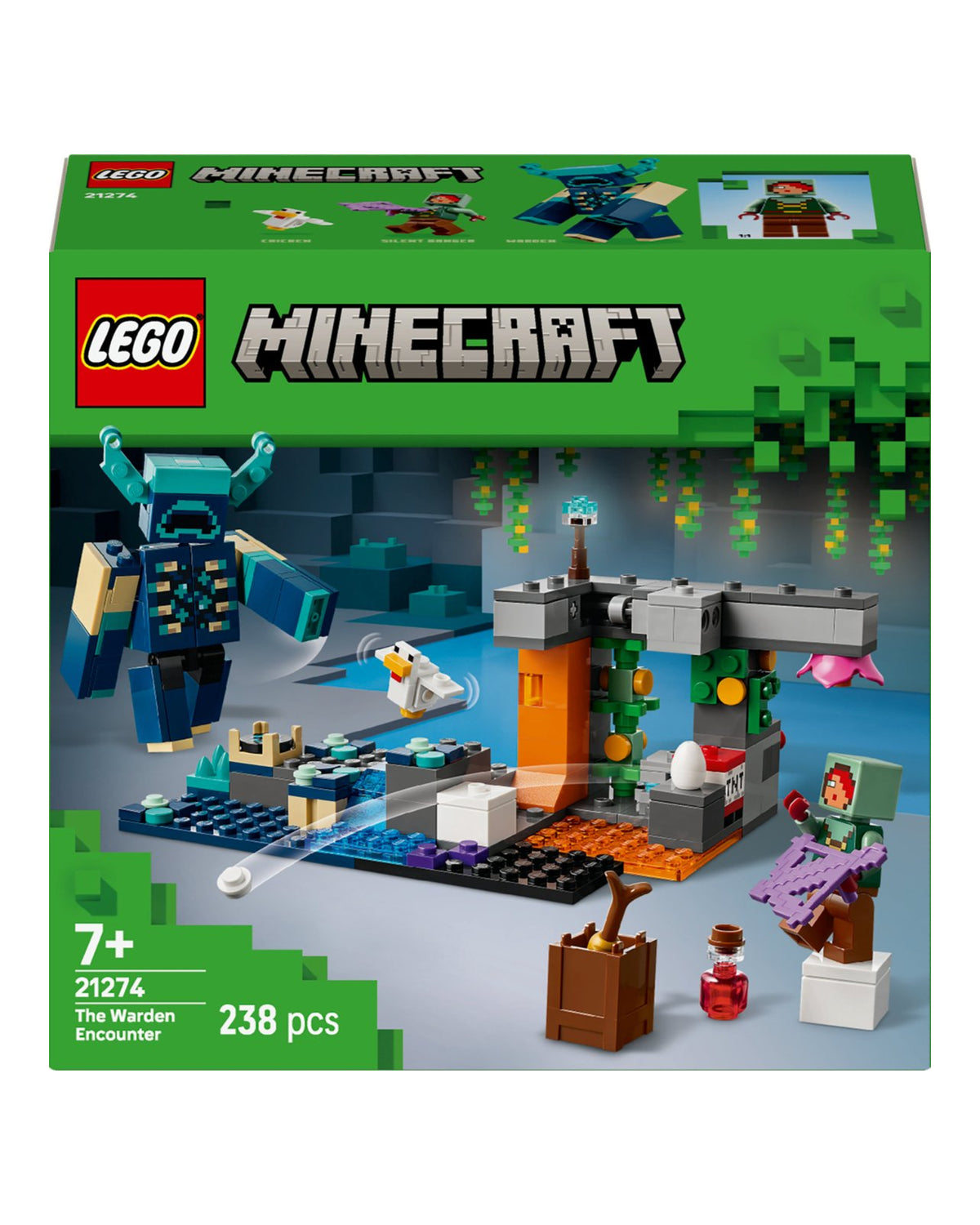 Lego Minecraft: The Warden Encounter 21274