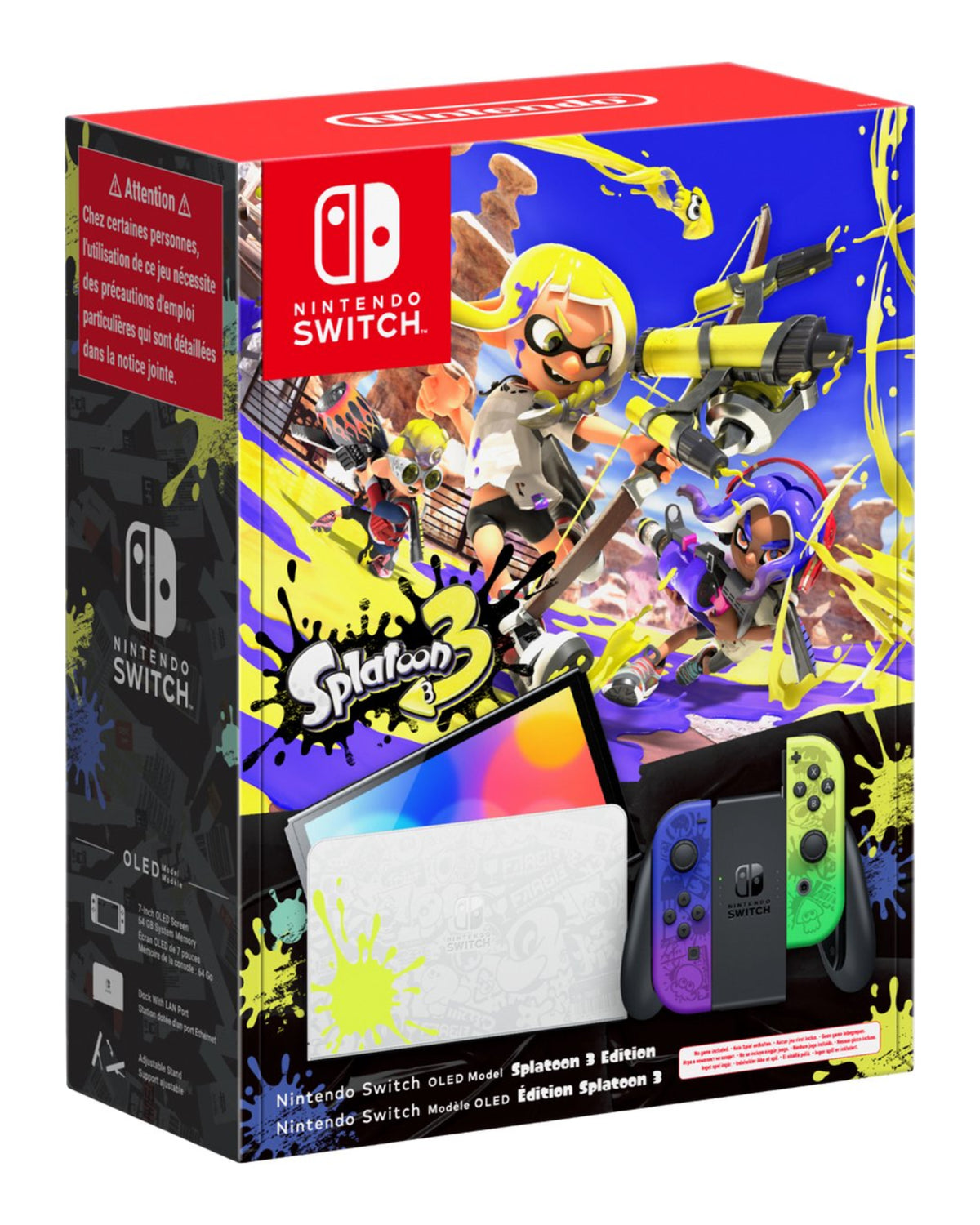 Nintendo Switch Oled Console - Splatoon 3 Edition