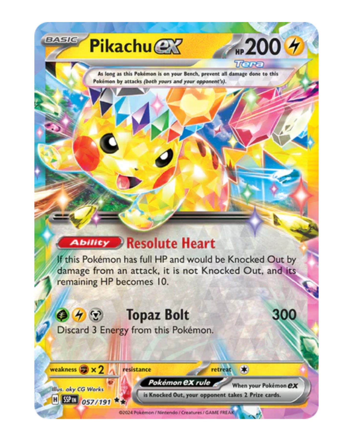 Pikachu EX 57/191