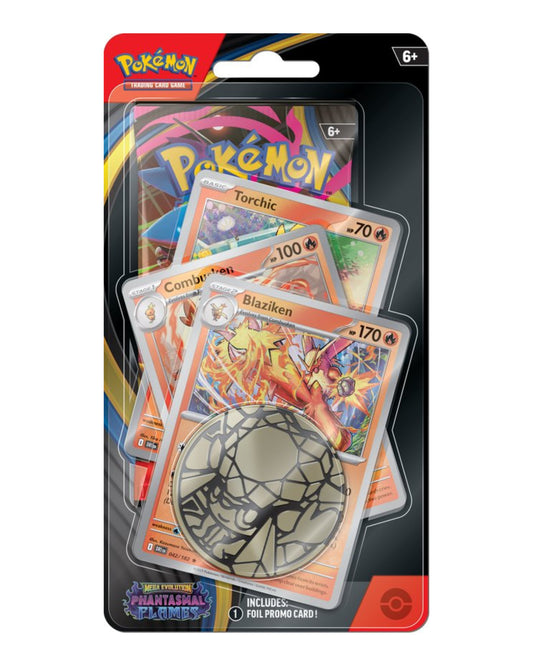 Pokémon Mega Evolution Phantasmal Flames premium checklane blister - Blaziken