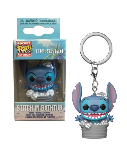 Funko Pocket Pop! Keychain - Disney Lilo & Stitch - Stitch in Bathtub