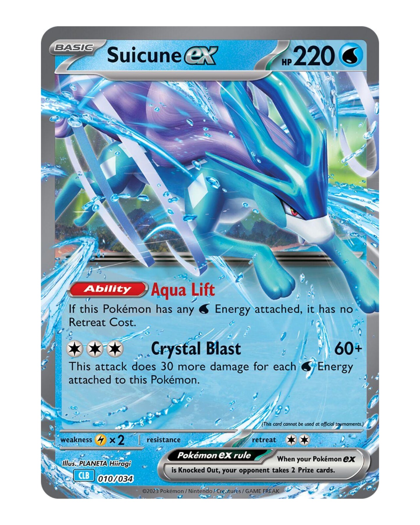 Suicune EX 10/34