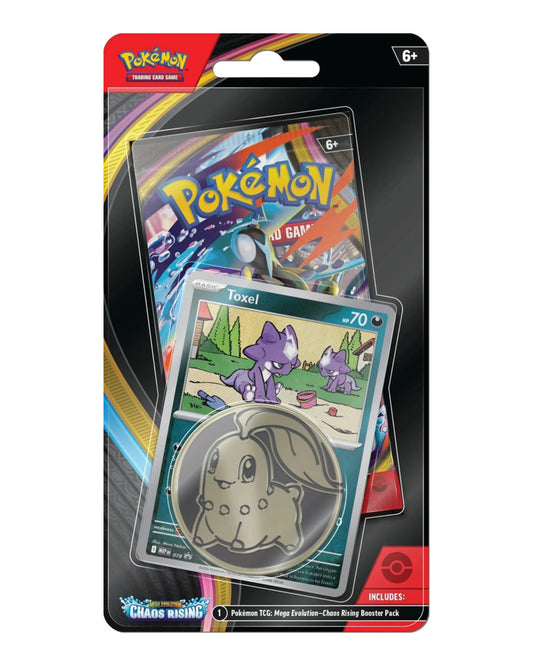 Pokémon Mega Evolution Chaos  Rising Checklane Blister - Toxel