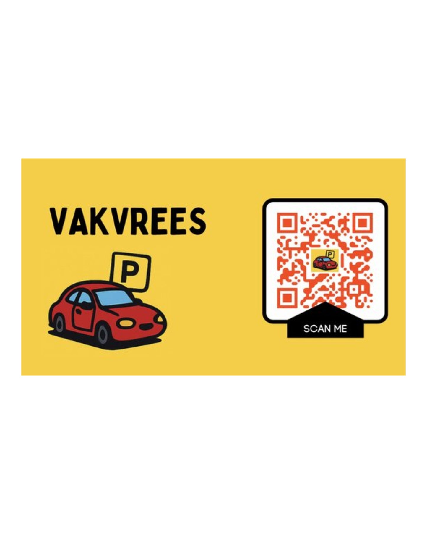 Vakvrees: Foutparkeer kaartjes set - 25 stuks