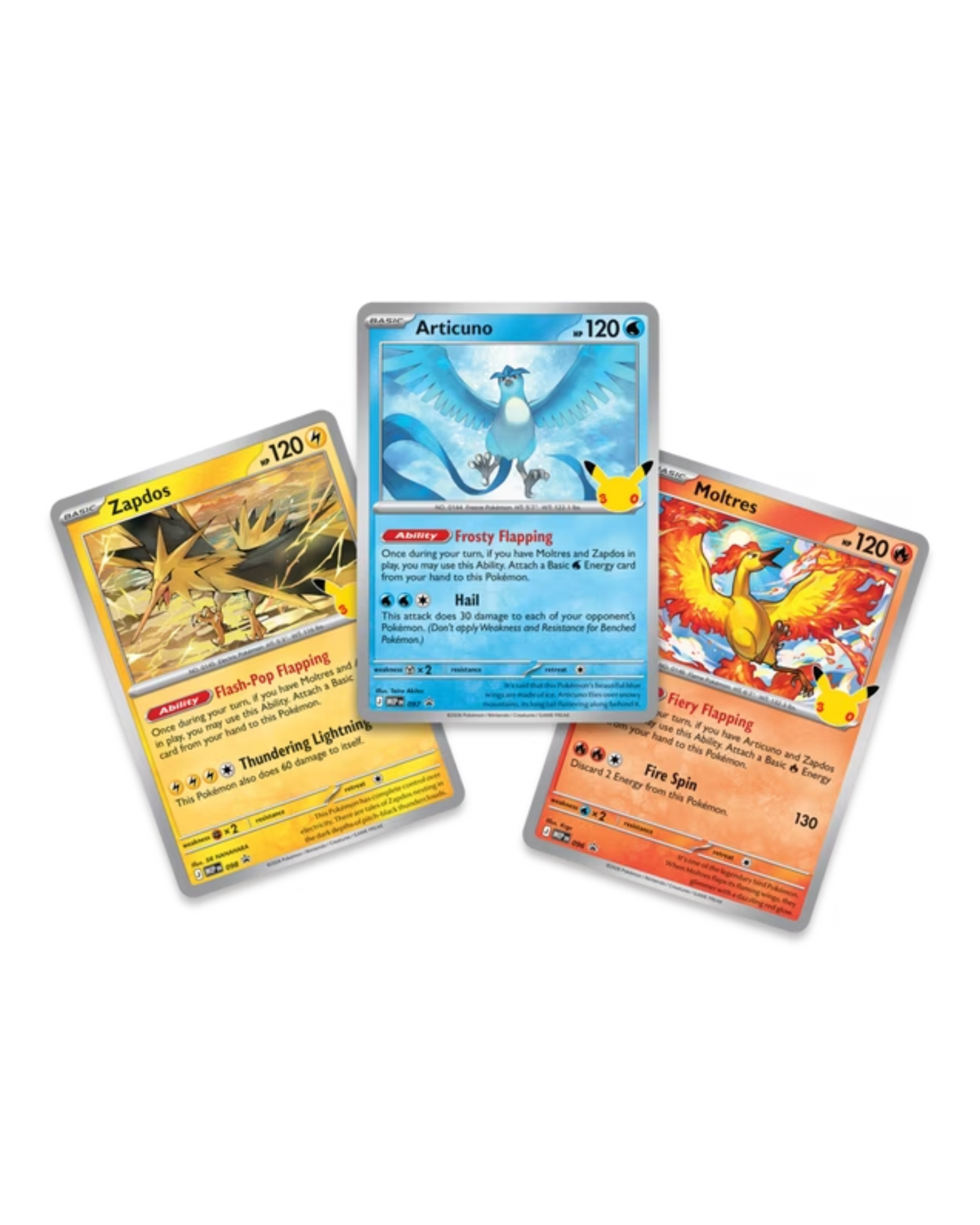 Moltres, Articuno & Zapdos 096/097/098 - MEP Black Star Promos