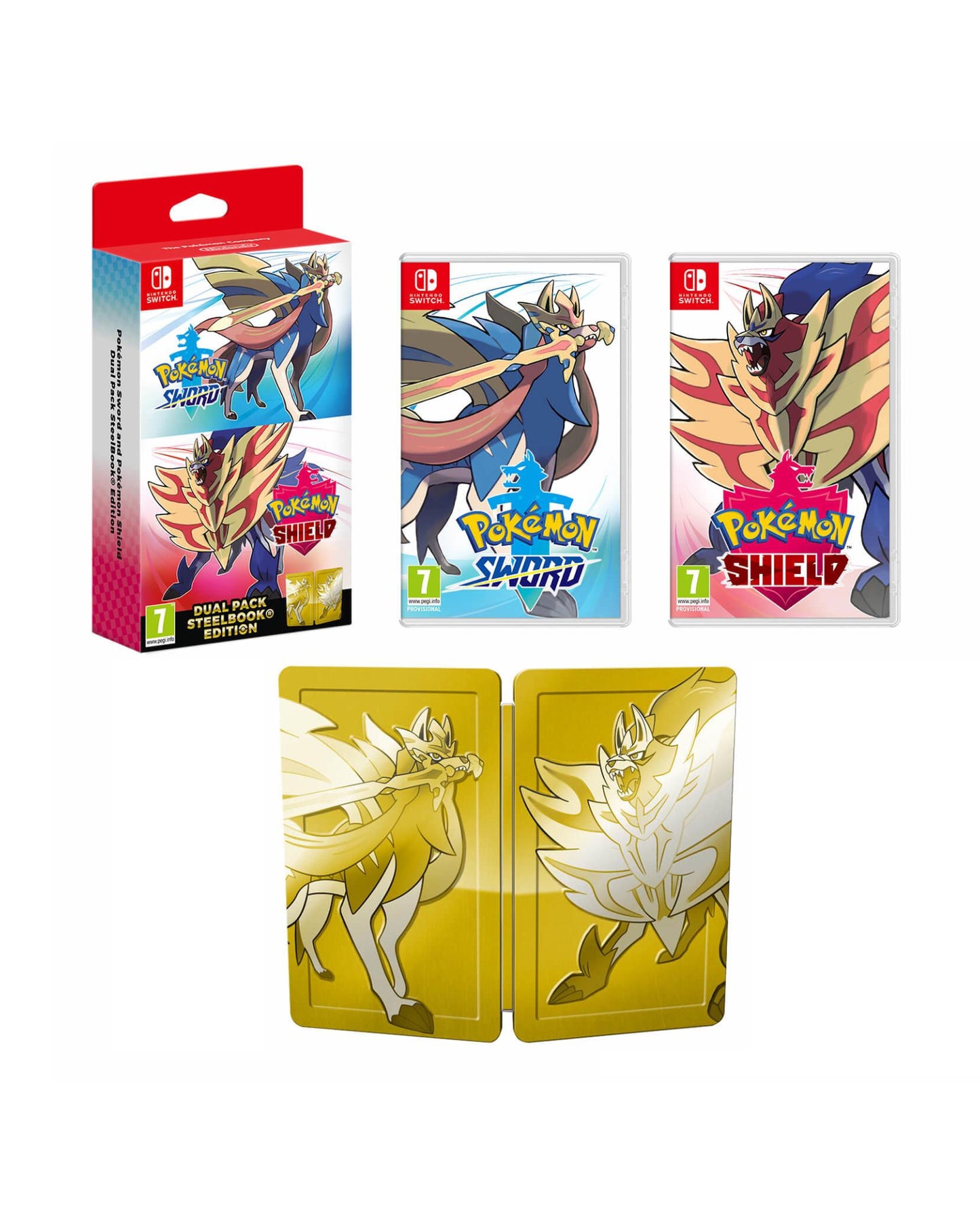 Pokémon Sword & Shield Dual Pack Limited Edition - Switch