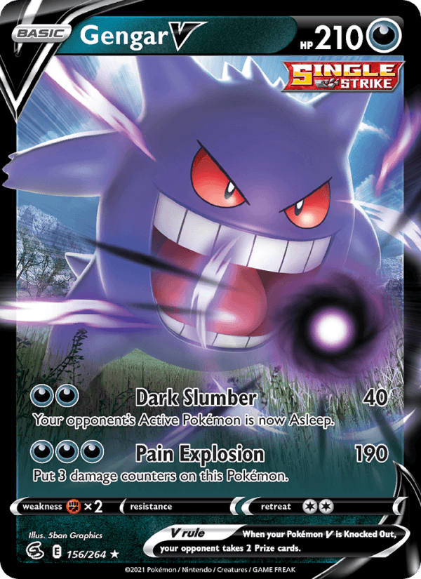 Gengar V 156/264 - Fusion Strike - foto 1