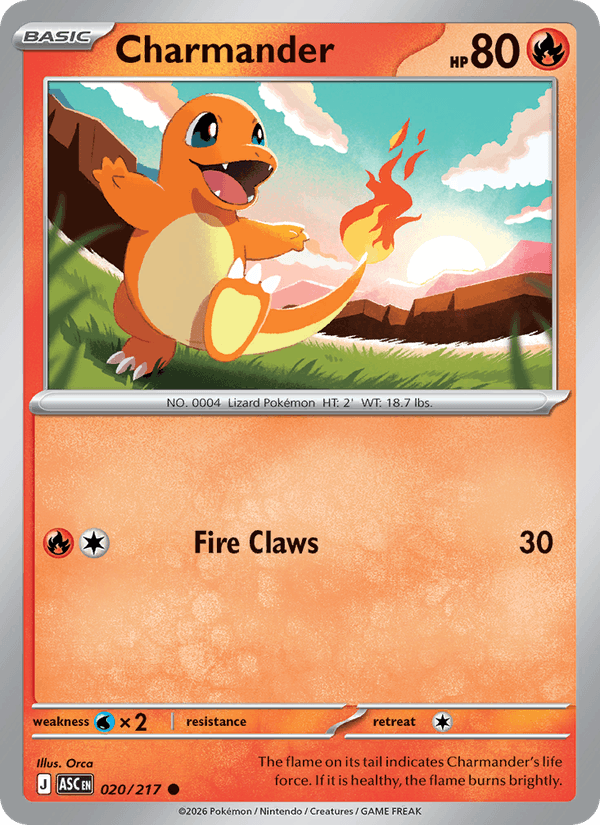 Charmander 020 Cosmo Foil - Ascended Heroes - foto 1
