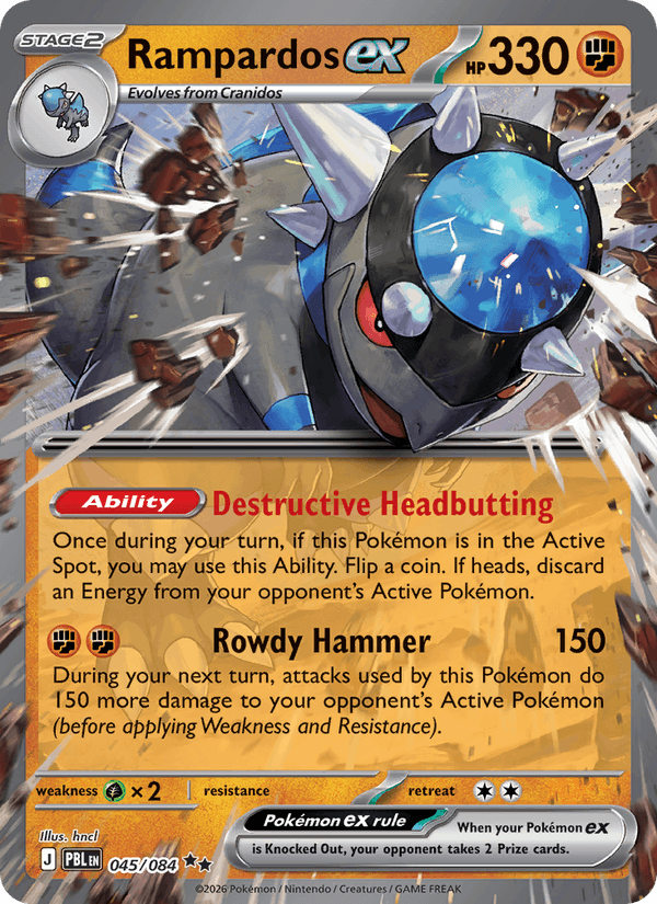 Rampardos ex 045/84 - Pitch Black - foto 1