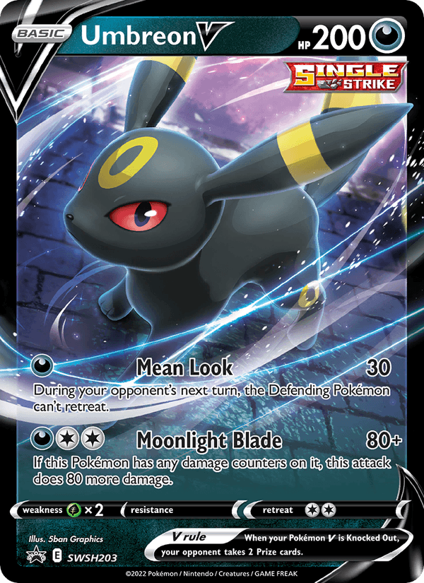 Umbreon V SWSH203 - SWSH Black Star Promos - foto 1