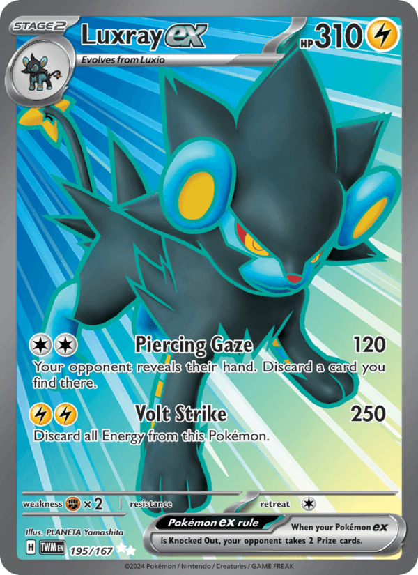 Luxray ex 195/167 - Twilight Masquerade - foto 1