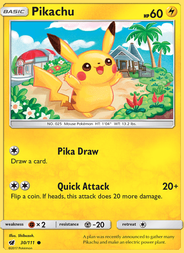 Pikachu 30/111 - Crimson Invasion - foto 1