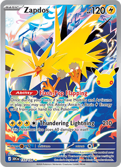 Zapdos 133/128 - 30th Celebration