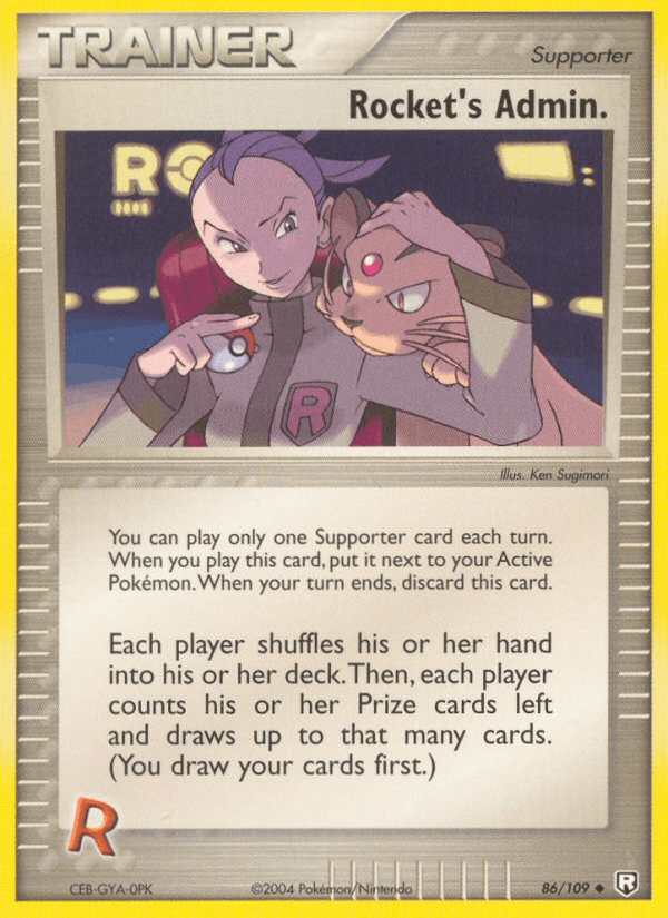 Rocket's Admin. 86/109 - Team Rocket Returns - foto 1