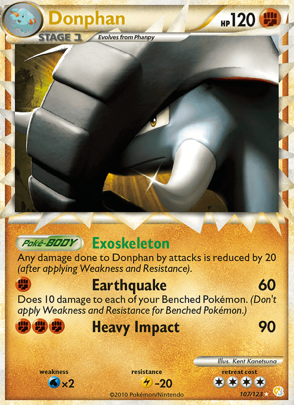 Donphan 107/123 - HeartGold SoulSilver - foto 1