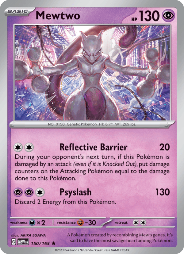 Mewtwo Holo 150/165 - 151 - foto 1