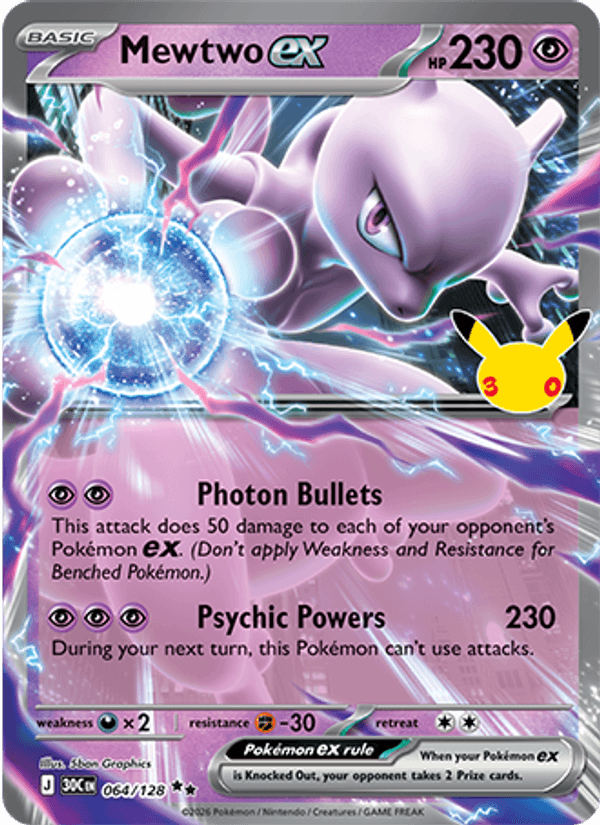 Mewtwo ex 064/128 - 30th Celebration - foto 1