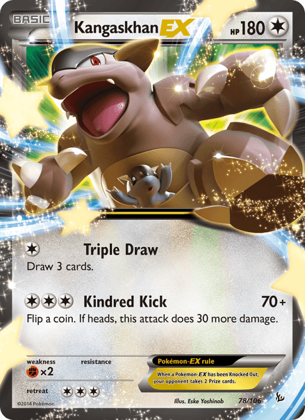 Kangaskhan EX 78/106 - Flashfire - foto 1